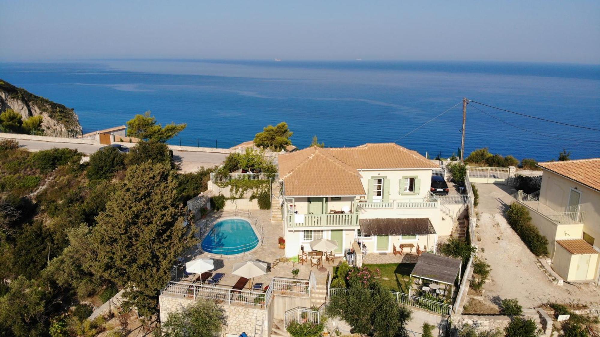 Vila Deep Blue-Apartment Selana Sea View Áyios Nikítas Extérieur photo